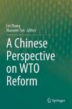 A Chinese Perspective on WTO Reform