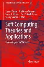 Soft Computing: Theories and Applications: Proceedings of SoCTA 2022