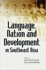 Language, Nation and Development in Southeast Asia