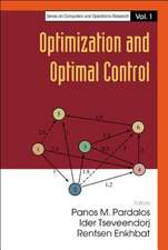 Optimization and Optimal Control