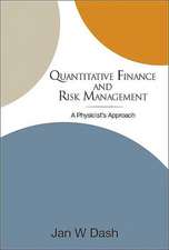 Quantitative Finance and Risk Management