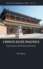 China's Elite Politics