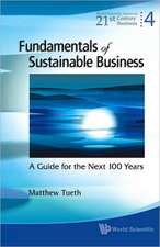 Fundamentals of Sustainable Business