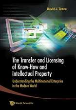 TRANSFER & LICENSING OF KNOW-HOW &...