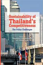 Sustainability of Thailand's Competitiveness: The Policy Challenges