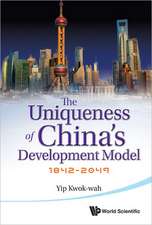 Uniqueness of China's Development Model, The