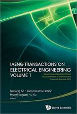 IAENG Transactions on Electrical Engineering, Volume 1