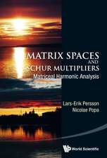 Matrix Spaces and Schur Multipliers: Matriceal Harmonic Analysis