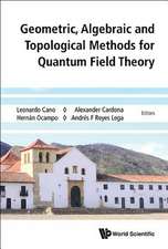 Geometric, Algebraic and Topological Methods for Quantum Field Theory - Proceedings of the 2013 Villa de Leyva Summer School