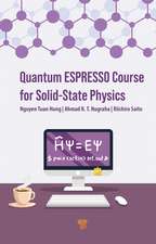 Quantum ESPRESSO Course for Solid-State Physics