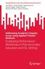 Addressing Academic Integrity Issues using Applied Theatre Methods