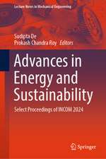 Advances in Energy and Sustainability