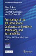 Proceedings of the 1st International Conference on Creativity, Technology, and Sustainability