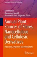 Annual Plant: Sources of Fibres, Nanocellulose and Cellulosic Derivatives: Processing, Properties and Applications