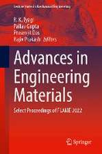 Advances in Engineering Materials: Select Proceedings of FLAME 2022