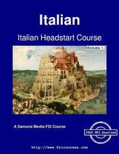 Italian Headstart Course - Modules 1-3