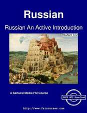 Russian an Active Introduction - Student Text