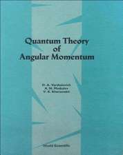 QUANTUM THEORY OF ANGULAR MOMETUM