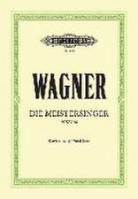 Die Meistersinger Von Nürnberg Wwv 96 (Vocal Score)