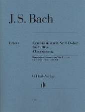 Johann Sebastian Bach - Cembalokonzert Nr. 3 D-dur BWV 1054