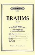 4 Songs for Women's Chorus Op. 17