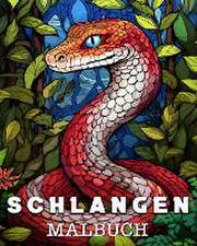 Schlangen Malbuch