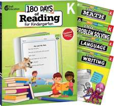 180 Days(r) Reading, Math, Language, Writing, & Problem Solving for Kindergarten: 5-Book Set
