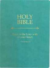 KJV Holy Bible, Trust in the Lord Life Verse Edition, Large Print, Coastal Blue Ultrasoft