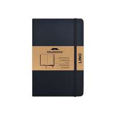 Moustachine Classic Linen Hardcover Black Plain Pocket