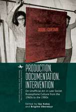 Production. Documentation. Intervention