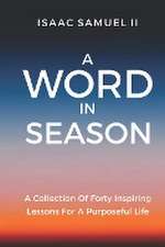 A Word In Season